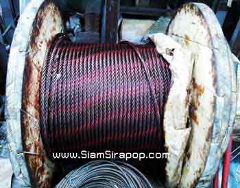 ลวดสลิงดำไส้เหล็ก